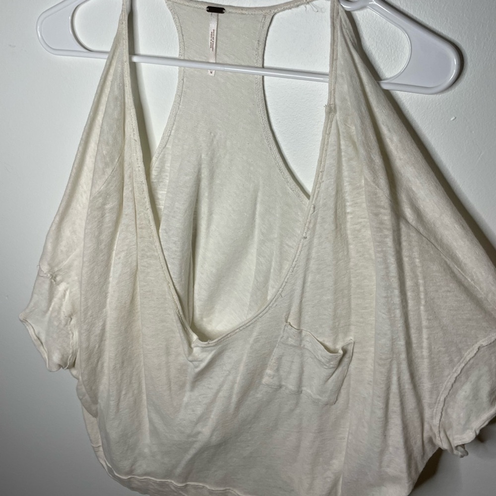Free people cream top